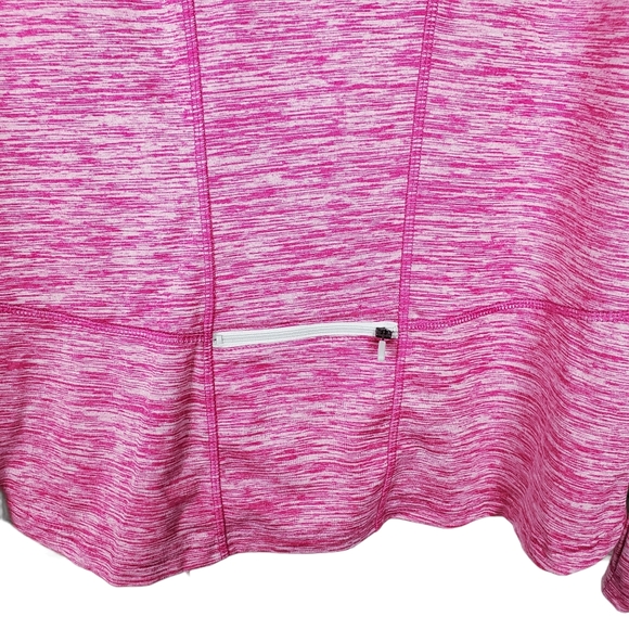 Pony Quarter Zip Long Sleeve Thumbholes Pullover - Picture 7 of 10